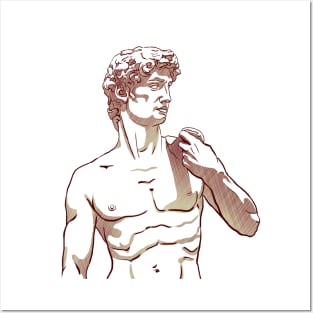 David of Michelangelo Posters and Art